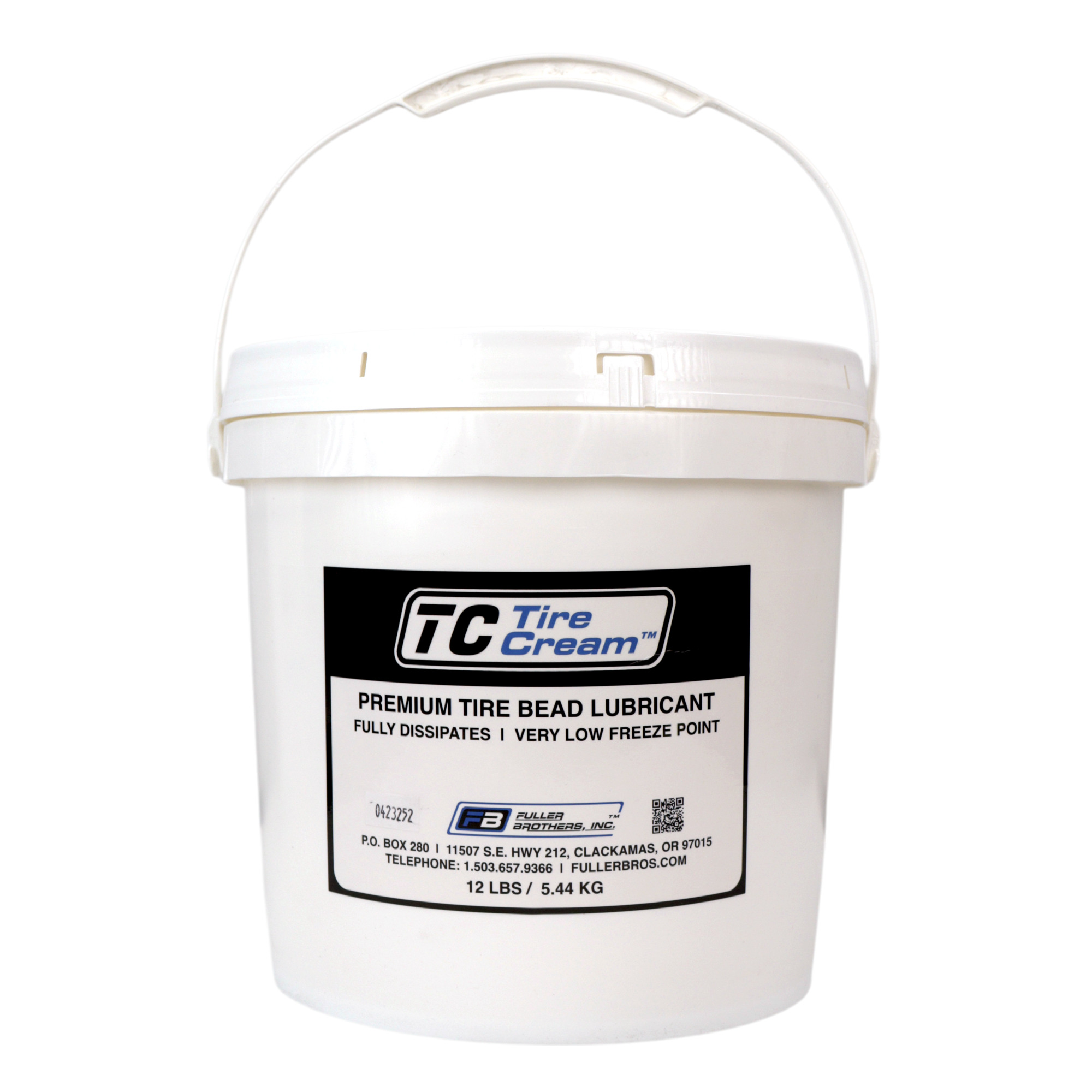 Fuller Bros Tire Cream – 12 lb Pail, Premium Bead Lubricant, Model 26203